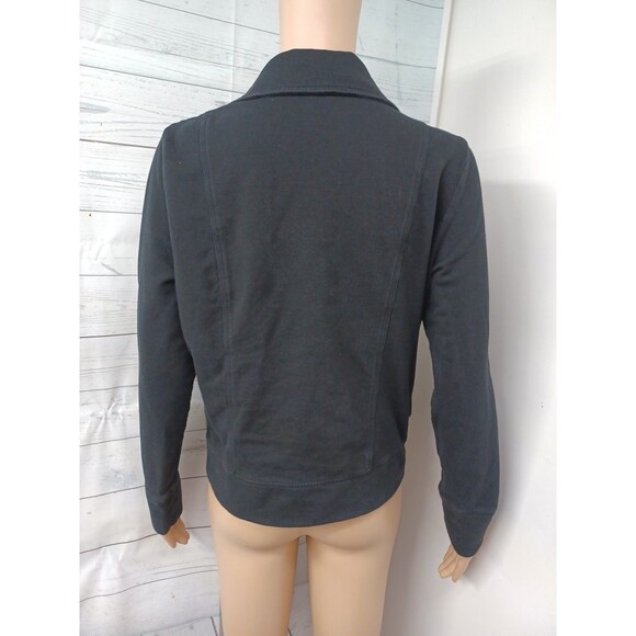 Womens New York And Company Black Motorcycle Jacket Sz M - Picture 5 of 8